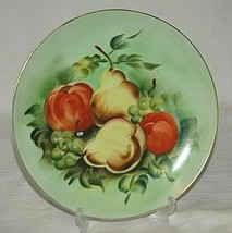 Lefton China Decorative Wall Plate Fruit Collage SL3208 Hand Painted - $19.79