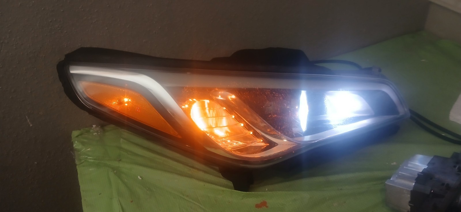 2015 2016 2017 HYUNDAI SONATA PASSENGER RIGHT HEADLIGHT HID XENON COMPLE... - $296.01