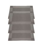 Place Mats United Office 4 pcs Table Place Mats Gray - $126.48 MXN