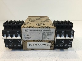 CBI QL213CKM 6A Circuit Breakers QL28KM06 - Lot of 4- 2 Pole Units - Cur... - $79.99
