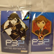 Persona 3 Portable Ken Amada Enamel Pins Set Of 2 Official Atlus Collectibles - £20.87 GBP