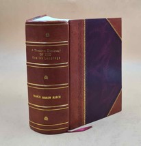 A thesaurus dictionary of the English language designed to sugge [Leather Bound] - £115.31 GBP