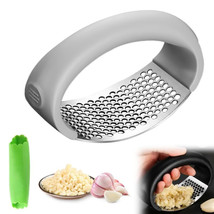 Garlic Press Rocker, Portable Manual Stainless Steel Garlic Press Rocker... - $13.85