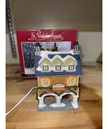 St. Nicholas Square Hansen’s Restaurants Illuminated Christmas Village W... - $41.54 CAD