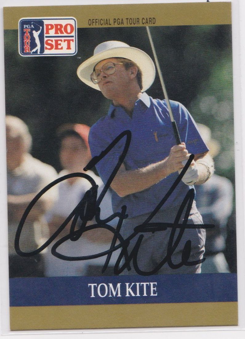 Tom Kite Signed Autographed PGA Golf Trading Card - $15.00