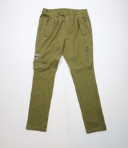 Vtg Y2K Babydoll Streetwear Womens Medium Faded Tapered Leg Military Car... - $39.55