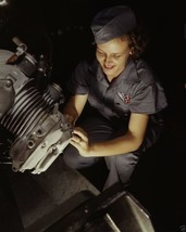 Female mechanic US World War II Homefront Corpus Christi 1942 New 8x10 P... - $8.81