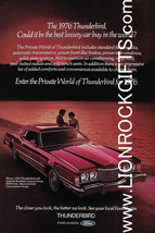 FORD | Thunderbird | 1976 | Advertisement - £5.89 GBP