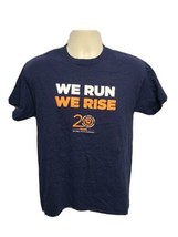 NYRR We Run We Rise 20 Years of Free Youth Running Adult Medium Blue TShirt - $19.80