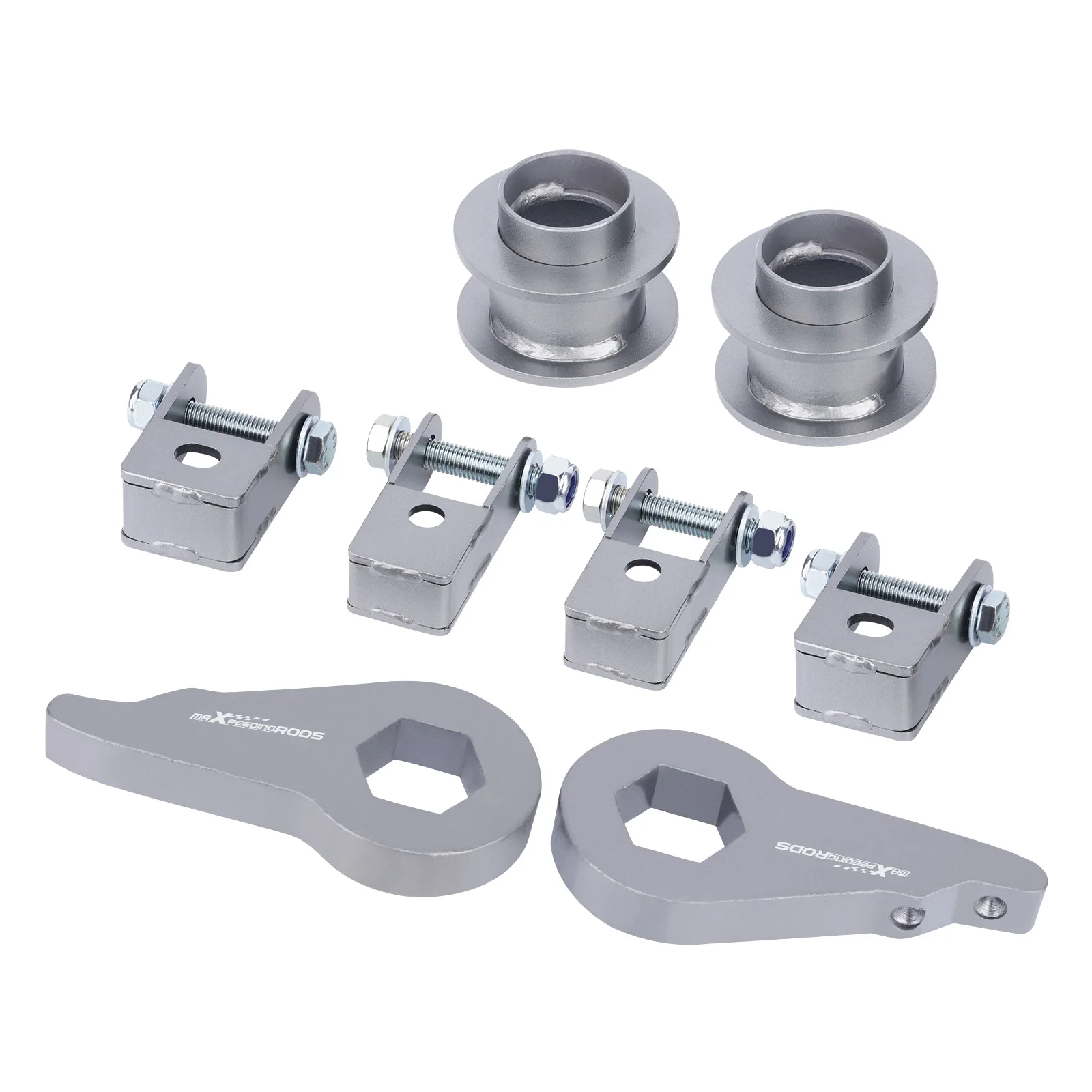 Front 1-3&#39;&#39; Rear 2&#39;&#39; Leveling Lift Kit For Cadillac Escalade 2002-06 Adjustable - £269.40 GBP