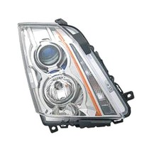 Headlight For 2008-2014 Cadillac CTS Passenger Side Chrome Housing Clear... - $191.12