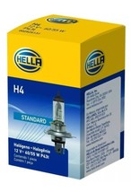 HELLA H4 Standard Halogen Bulb, 12 V, 60/55W - £5.25 GBP