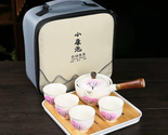 Mothers Day Gifts for Mom Her Women, Ceramic Portable Travel Tea Set, Ch... - $50.25