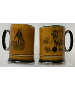 2 Royal Bradwell Sports Series Mugs Boiling &amp; Golf Arthur Wood Made in E... - £25.19 GBP