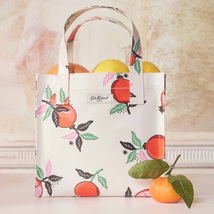 Cath Kidston Small Bookbag Water Resistant Lunch Bag Pomegranate Cream C... - £15.17 GBP