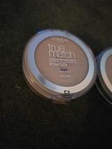 2 Pc L&#39;oreal True Match Super Blendable Powder Cool C23 Creamy Natural (W6) - £17.33 GBP