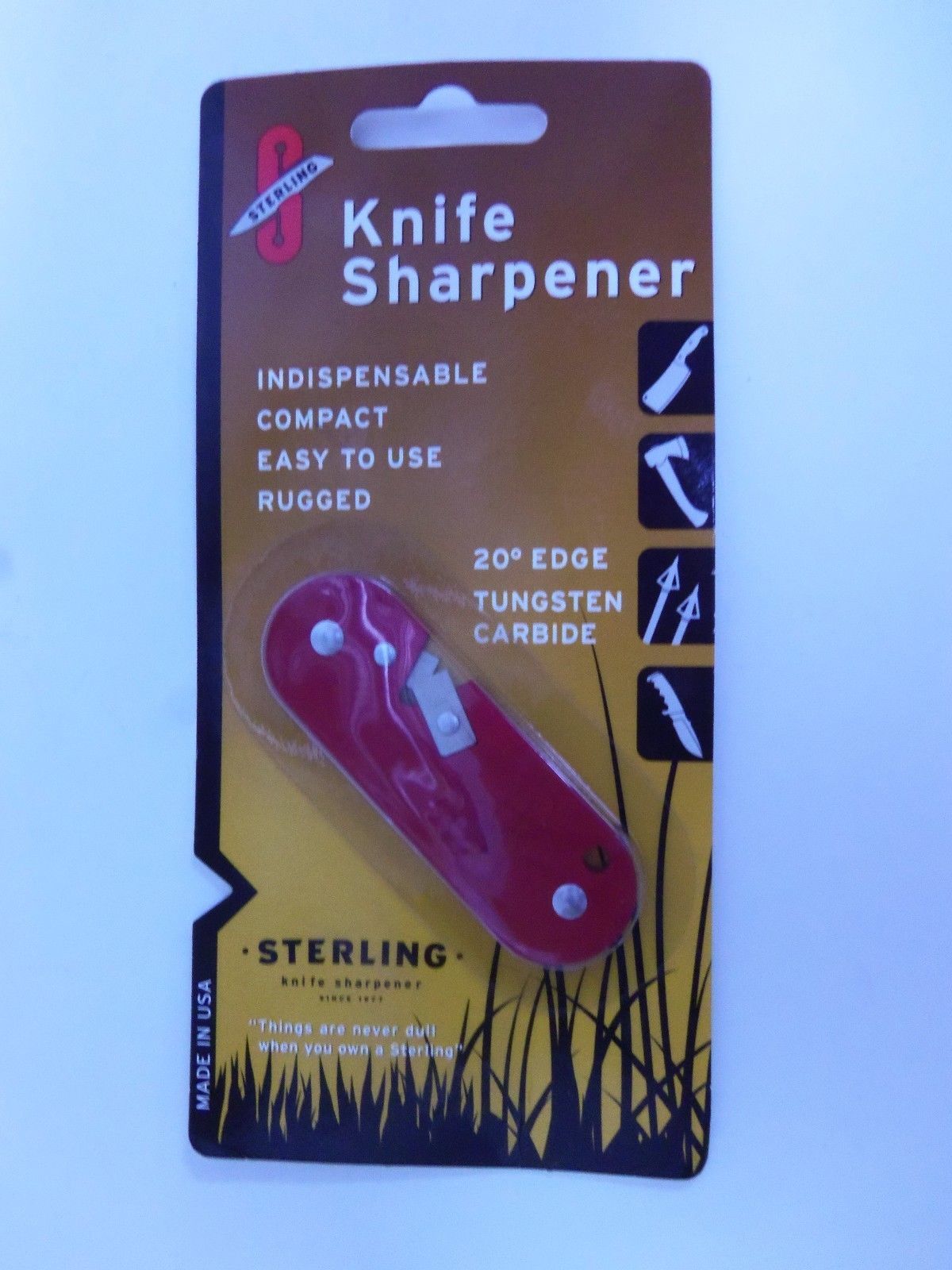Sterling Knife Sharpener Fleshing Skinning Fur Handling Sharpening - $19.75