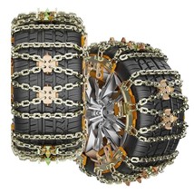 Tire Chains, Snow Chains for Car/SUV/Pickup, for Tire Width（225-285mm) - $39.59