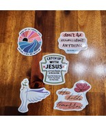 Jesus Stickers Lot of 5 ~ Love Religion Christ Faith Christian Lot Q - £7.94 GBP