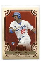 2013 Topps Triple Threads Amber /125 Yasiel Puig #69 Rookie RC - £5.34 GBP