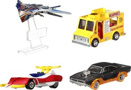Hot Wheels Marvel Premium 5-Pack of 5 Toy Cars, Trucks &amp; Vans Inspired b... - £16.85 GBP