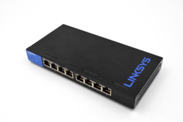 Linksys SE3008v2 8-Port Gigabit Ethernet Switch - Used with Power Adapter - £14.77 GBP