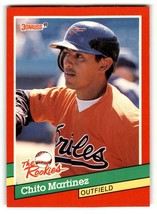 1991 Donruss The Rookies #54 Chito Martinez    Baltimore Orioles Baseba ID:52425 - £1.33 GBP