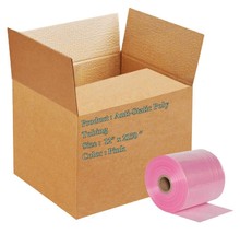 Anti-Static Poly Tubing Bags Roll 2 mil 4 mil 6 mil 10&quot; 12&quot; 16&quot; 24&quot; LayFlat - £159.90 GBP+