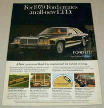 1979 Print Ad The &#39;79 Ford LTD 2-Door All New - $10.75