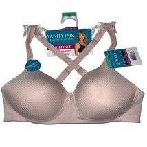 Vanity Fair Bra Wirefree Convertible Seamless Full Coverage Comfort Lined 72389 - £22.29 GBP