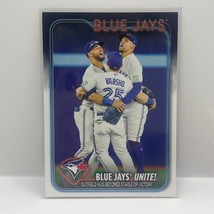 2024 Topps Series 1 Baseball Blue Jays Unite! Base #167 Toronto Blue Jays - £1.57 GBP