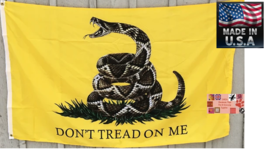 Usa Made Gadsden Dont Tread On Me Live Rattlesnake 3x5 Flag Banner Rebel 100D - £11.93 GBP