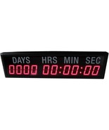 LED Timer Countdown/up Wall Mounted CLOCK with Days Hrs Min Secs -10 Dig... - $4,540.91 MXN