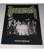 Nazareth Concert Tour Program Vintage 1979 No Mean City Poster Program S... - $69.22 CAD
