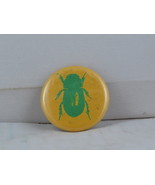 Vintage Insect Pin - Florescent Green Waterbug - Celluloid Pin  - £11.79 GBP
