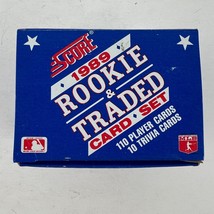 SCORE Major League Baseball 1989 Rookie &amp; Traded Card Set Box - £11.69 GBP