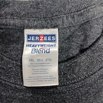 Jerzees Heavyweight Blend LIGHT THE NIGHT WALK Men Gray Cotton Blend T-Shirt 2XL image 3