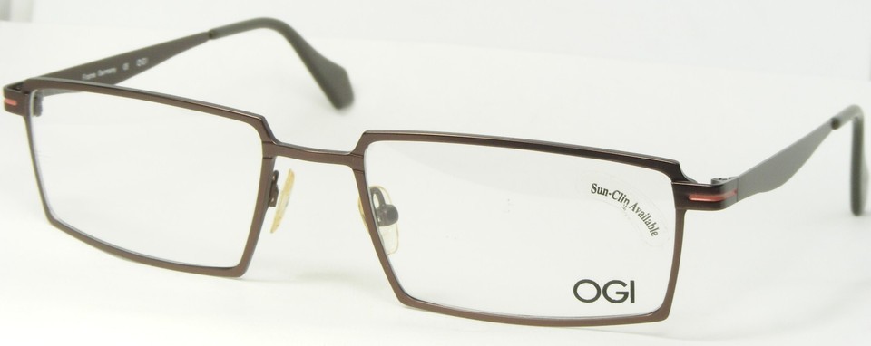 Ogi MOD. 9602 COL. 686 BROWN EYEGLASSES GLASSES METAL FRAME 52-19-140mm ... - $58.99