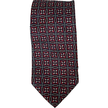 J.Z. Richards Gallery Collection Tie Burgundy Blue Silk Mens Necktie 62L... - £11.64 GBP