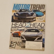 Motor Trend Magazine December 2016 Head 2 Head Grand Sport vs Carreras - $7.99