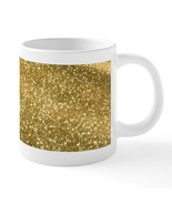 Gold Glitter Sparkle Texture 20 oz Ceramic Mega Mug - $745.99 MXN