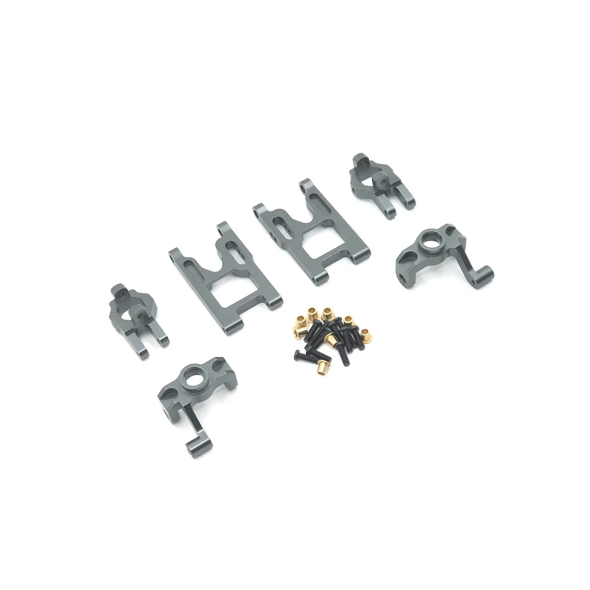 Metal Steering Blocks C-Hub Carriers Front Arm for Wltoys 12428 12423 12427 - £18.84 GBP