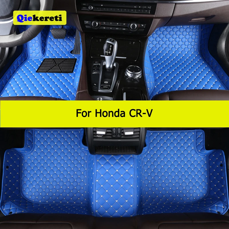 QIEKERETI Custom Car Floor Mats For Honda CR-V CRV Auto Carpets Foot Coche - £64.52 GBP+