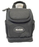 Kodak Camera Bag Case Black 2 Side Pockets Bottom Zip Inside Pockets 6 x 5 - £10.45 GBP