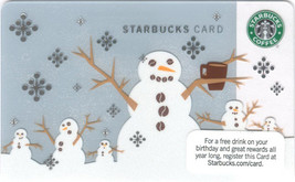 Starbucks 2010 Snowman Collectible Gift Card New No Value - £2.33 GBP