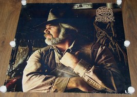 KENNY ROGERS POSTER VINTAGE 1980 UNITED ARTISTS PROMOTIONAL GIDEON - £27.40 GBP