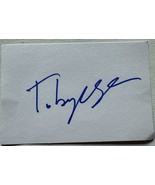 Tobey Maguire Autographed Signed 4x6 Index Card - $55.00