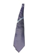 BELLINI Mens Tie Classic Dress Purple Blue Wht Accents 100% Imported Silk - $15.47