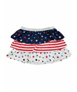 Celebrate Patriotic Girls Tiered Skirt Size 2XL (18) Red White Blue NEW - €9,35 EUR