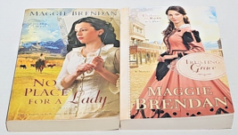 Lot of 2 Maggie Brendan Novels including Trusting Grace and No Place for a Lady - £8.01 GBP